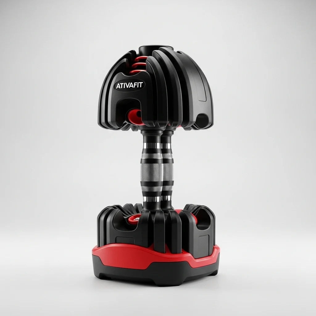 Ativafit adjustable dumbbell set