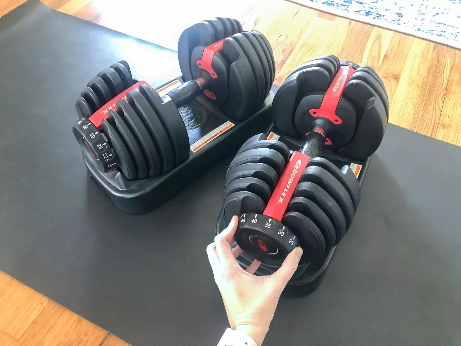 Bowflex SelectTech 552 dumbbells