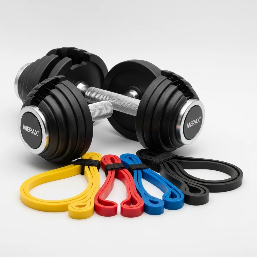Merax adjustable dumbbell set image 2