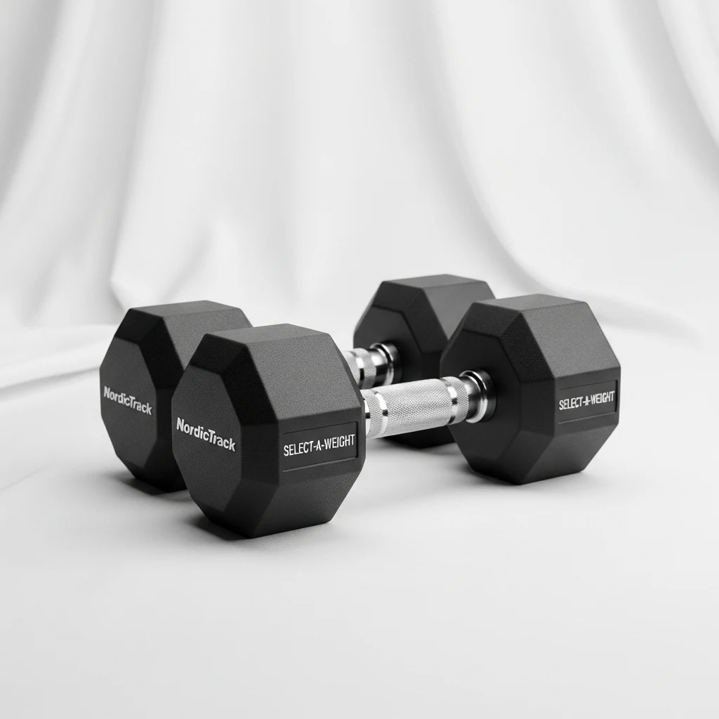 NordicTrack select-a-weight dumbbells image 2